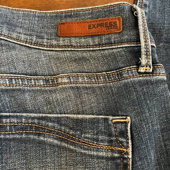 Express mid-rise skinny performance stretch jeans - Picture 4 of 9